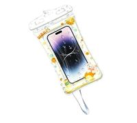 Protectora Impermeable, De Protección Defensa ContPara Smartphone - Carcasa Protectora Para Teléfono, Impermeable Para Natación Subacuática Playa Snorkel Navegación Y Deportes Acuático Yellow