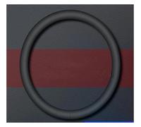 protectorset Car Non-slip Steering Wheel Cover Leather Grain Ultra Thin Accessories Interior Handle Set Four Seasons General Me steering wheel cover(O)