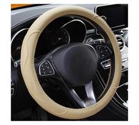 protectorset Car Steering Wheel Cover Universal Volant Braid On The Steering-wheel Fashion Non Slip Funda Volante Auto Styling steering wheel cover(Beige)
