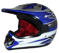 Protectwear Kids Cross Helmet MaX Racing blue gloss V310-BL Size S (Youth XL) 55 cm