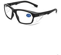 ProtectX Safety Reading Glasses 2.0 Diopter, Safety Glasses with Readers 2.0, Reader Safety Glasses 2.0, ANSI Z87.1 Rated