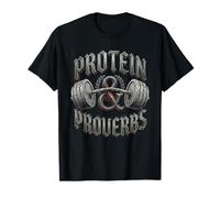 Protein and Proverbs Christian Gym Bodybuilding Workout T-Shirt