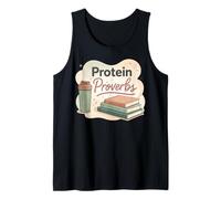Protein and Proverbs Protein Workout Wisdom Reader Gym Tank Top