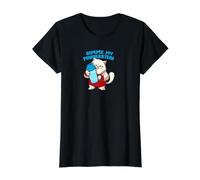 Protein cat Funny Gym Cat Gimme My Puuurrrtein Value Graphic T-Shirt, Women, Black, M