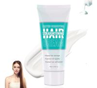 Protein Correcting Hair Straightening Cream, Protein Hair Straightener, Fast Smoothing & Nourishing Treatment with Collagen & Silk, For All Hair Types (1 Pcs)