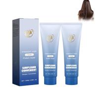 Protein Correction Hair Straightening Cream, Silk & Gloss Protein Correction Hair Cream, Nourishing Fast Smoothing, for Frizzy and Dry Hairs (2PC)