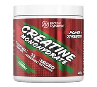 Protein Dynamix - Creatine Monohydrate Powder • Cherry Flavour • 250g Tub (38 Servings) • Vegan & Gluten Free • Micronised Creatine Supplement for Power, Muscle Strength, Performance & Recovery