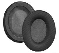 Protein Ear Cushions for Denon AH-D1100 NC800 Headset Parts Black Replacement Pads(B)