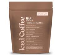 Protein Iced Coffee | 19g Protein & 80mg Caffeine per Serving | Only 97Kcal | Low Calorie + High Protein | Whey Protein & Pea Protein Isolate Blend + Digestive Enzymes | Café Frappé | Free Soul