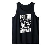 Protein is Always The Answer Gym Bodybuilding Tank Top