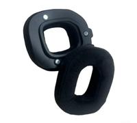 Protein Leather Ear Cushions for Astro for a50 for gen4 Black(Flannel) | Cooling gel core, reduces heat build-up, soft protein leather, for velvet fabric touch, for snap-on install