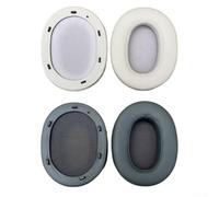 Protein Leather Headphone Covers for Sony WH-ULT900N Gray(D) | High-density memory foam, extra thick padding, blocks ambient noise, breathable mesh vent, long-term comfort