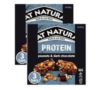 Protein Peanuts Dark Chocolate Fruit & Nut Cereal Bar 3x40g(2pack)