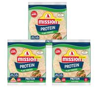 Protein Plant Powered 18 Wraps - 10 Grams of Protein Per Wrap - 3 packs of 6 (3 Bags of 6 wraps)