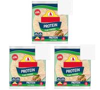 Protein Plant Powered Wraps (61g X 6) Pack, 10 Grams of Protein Per Wrap, Pack of 3, Suitable for Vegans