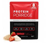 Protein Porridge - 17g Protein, Strawberry Flavour, Low Sugar Breakfast | MADE WITH FREEZE-DIRED STRAWBERRIES: Genuine flavouring, not the artificial aftertaste some protein products leave behind