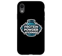 Protein Powder Aficionado Supplement Specialist Gym Lover Case for iPhone XR