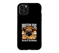 Protein Pug The Bar Is The Workout Gym Pug Humor Case for iPhone 11 Pro