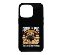 Protein Pug The Bar Is The Workout Gym Pug Humor Case for iPhone 13 Pro