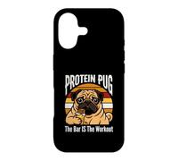 Protein Pug The Bar Is The Workout Gym Pug Humor Case for iPhone 17