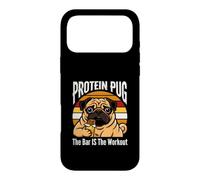 Protein Pug The Bar Is The Workout Gym Pug Humor Case for iPhone 17 Pro Max