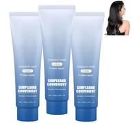 Protein Repair Straightening Cream, a two-in-one straightening cream, enriched with plant extracts, nourishes and conditions, quickly smoothes, and is suitable for frizzy and dry hair.