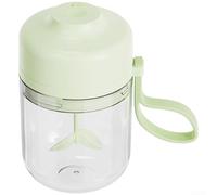 Protein Shaker Bottle Electric Automatic Blender Cup 400ML One Touch Mixing for Protein Shakes Coffee and Nutrition Drinks 7000RPM Motor USB-C Charging Portable Leakproof PC Body(Light Green)