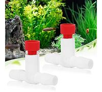 Protein Skimmer Adjustable Air Valve Switch for MS Protein Separator, Pack of 2, Fine Tuning Airflow Control for Fish Tank Supplies