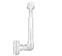 Protein Skimmer for Aquarium - Acrylic Floating Oil Extractor, surfaces Debris Remover | Water Purification Tube Kit, Fishtank Maintenance Equipment, Clear Skimming Basket for Marine Freshwater Tanks