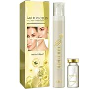 Protein Thread Lifting Set, Soluble Protein Thread and Nano Gold Essence Combination, Absorbable Collagen Thread for Face Lift, Reduce Fine Lines Wrinkle, 10ml (1pcs)