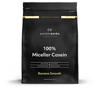 Protein Works 100% Micellar Casein Protein Powder | Slow Release Protein Shake | Amino Acids | High Protein | Banana Smooth | 1 Kg
