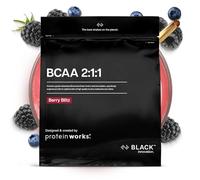 Protein Works - BCAA Powder | 2:1:1 Ratio| 5000mg BCAAs Per Serving | Instantised | Branched Chain Amino Acid Supplement | Promote Muscle Synthesis | 100 Servings | Berry Blitz