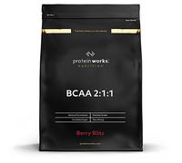 Protein Works - BCAA Powder | 2:1:1 Ratio| 5000mg BCAAs Per Serving | Instantised | Branched Chain Amino Acid Supplement | Promote Muscle Synthesis | 100 Servings | Berry Blitz