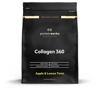 Protein Works - Clear Collagen 360, Powder Supplement, Type I & III Collagen Peptides, High Protein, Vitamin C, Zinc & Selenium, Joint & Bone Support, Apple & Lemon Twist, 32 Servings, 480g