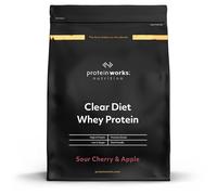 Protein Works - Clear Diet Whey Protein Isolate Powder, Sour Cherry & Apple, 40 Shakes, Refreshing High Protein Drink, 1kg