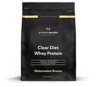 Protein Works - Clear Diet Whey Protein Isolate Powder, Watermelon Breeze, 40 Shakes, Refreshing High Protein Drink, 1kg