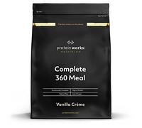 Protein Works - Complete 360 Meal , 400 Calorie Meal Replacement Shake , High Protein Meal , 8 Active Ingredients , 5 Servings , Vanilla Crème , 500g