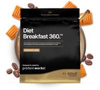 Protein Works | Diet Breakfast 360 - Gold, Caramel Latte, 9 Servings, 500g