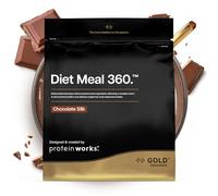 Protein Works | Diet Meal 360 - GOLD Innovation, Diet Meal Replacement Shake, Supports Weight Loss, 24 Vitamins & Minerals, Added Flaxseed, Inulin, Omega 3, Chocolate Silk, 14 Meals, 1kg