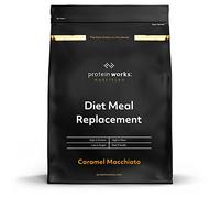 Protein Works - Diet Meal Replacement, Caramel Macchiato, Nutrient Dense Complete Meal, Immunity Boosting Vitamins, Affordable, Healthy And Quick, 14 Meals, 1kg