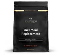 Protein Works - Diet Meal Replacement, Nutrient Dense Complete Meal, Immunity Boosting Vitamins, Affordable, Healthy And Quick, 28 Meals, Chocolate Silk, 2kg