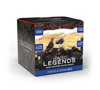 Protein Works - Loaded Legends Protein Bars, High Protein, Low Sugar Snack, High Fibre, Cookies n Cream Loco, 750 g
