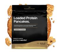 Protein Works | Loaded Protein Pancakes - GOLD Innovation, Premium Protein Pancake Mix, High Protein Breakfast, Low Sugar, Low Fat, Cookies 'n' Cream, 16 Servings, 1kg