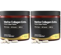 Protein Works | Marine Collagen Extra - Gold, Science-Backed, 60 Capsules (Pack of 2)