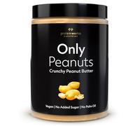 Protein Works - Peanut Butter, All Natural Nut Butter, No Added Sugar, Palm Oil Free, Vegan, Protein Rich Peanut Butter, Crunchy, 990g