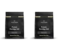 Protein Works - Protein Porridge 360, High Protein, Low Sugar Breakfast, Added Vitamins, Low GI, Wholegrain Oats, High Fibre, 26 Servings, Banana Choc Chip, 1kg (Pack of 2)