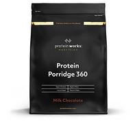 Protein Works - High Protein Porridge 360 | Low Sugar Breakfast | Added Vitamins | Low GI, Wholegrain Oats | High Fibre | Milk Chocolate | 500g