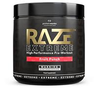 Protein Works - Raze Extreme Pre Workout | Creatine, Caffeine & Beta Alanine | Energy Drink | Tropical Fruit Punch | 30 Servings