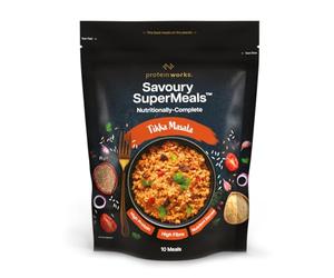Protein Works | Savoury SuperMeals, Tikka Masala, 10 Meals
