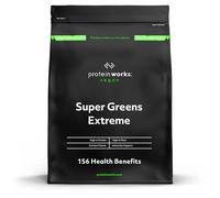 Protein Works - Super Greens Extreme , 150+ Health Benefits , 41 Active Ingredients , Vegan & Gluten Free , No Added Sugar , 41 Servings , Summer Berry Burst , 500g